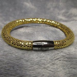 Endless Golden Reptile Bracelet Silver Clasp By JLO 7 inch NEW A55